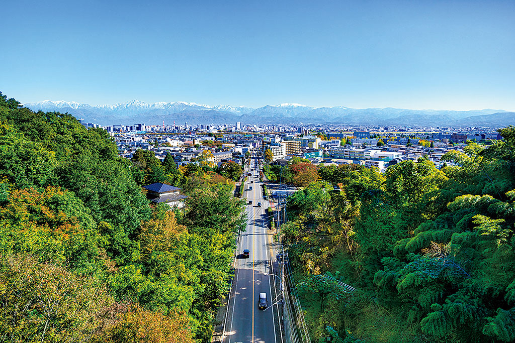 呉羽丘陵フットパス連絡橋